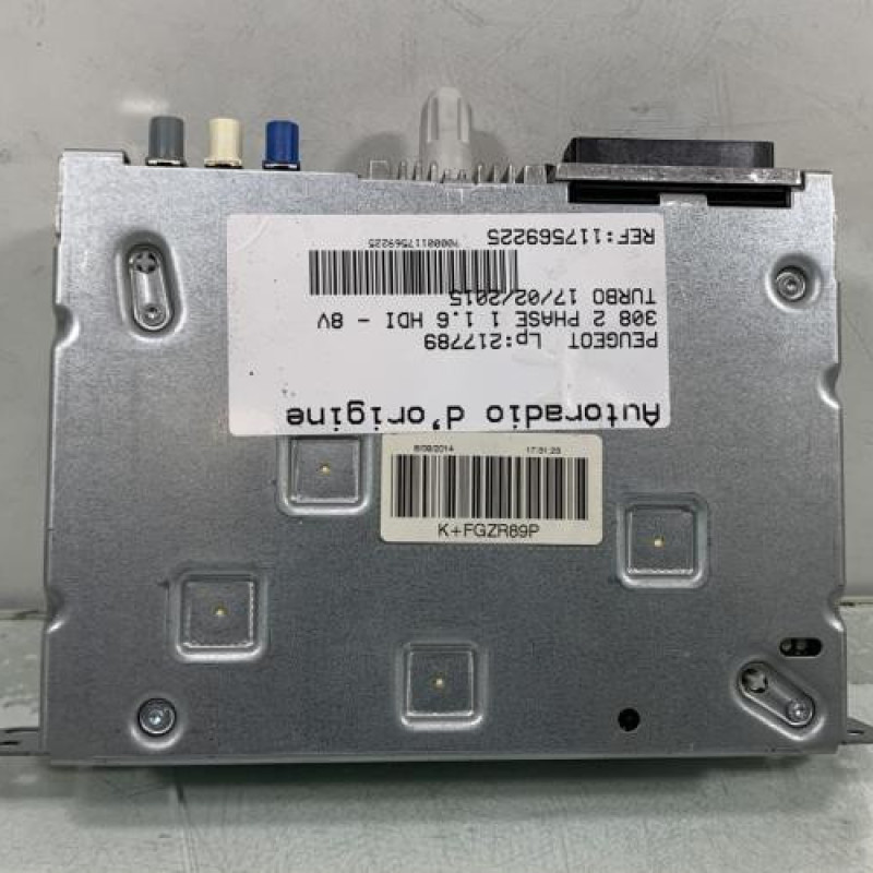 Autoradio d'origine PEUGEOT 308 2 Photo n°1