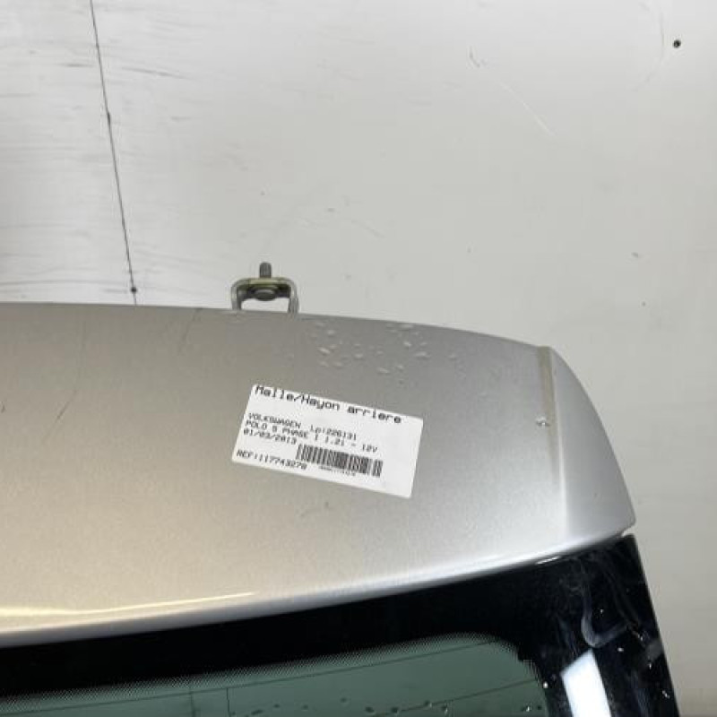 Malle/Hayon arriere VOLKSWAGEN POLO 5 Photo n°3