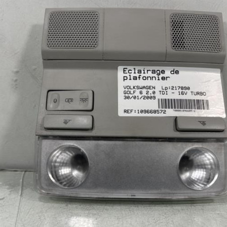 Eclairage de plafonnier VOLKSWAGEN GOLF 6 Photo n°1