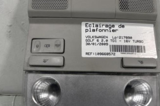 Eclairage de plafonnier VOLKSWAGEN GOLF 6