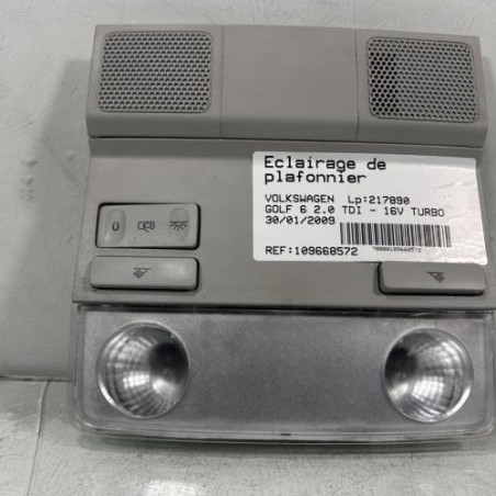 Eclairage de plafonnier VOLKSWAGEN GOLF 6