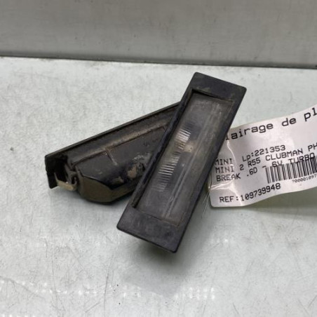 Eclairage de plaque MINI MINI 2 R55
