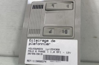 Eclairage de plafonnier VOLKSWAGEN POLO 6
