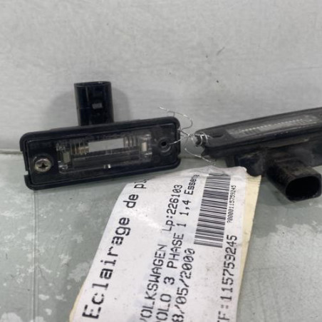 Eclairage de plaque VOLKSWAGEN POLO 3 Photo n°1