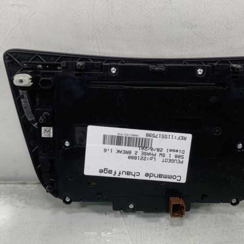 Commande chauffage PEUGEOT 508 1 SW Photo n°3