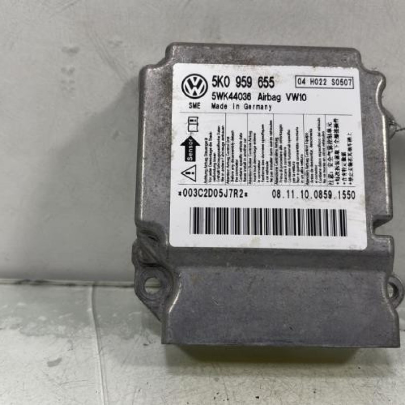 Boitier air bag VOLKSWAGEN GOLF 6 Photo n°1