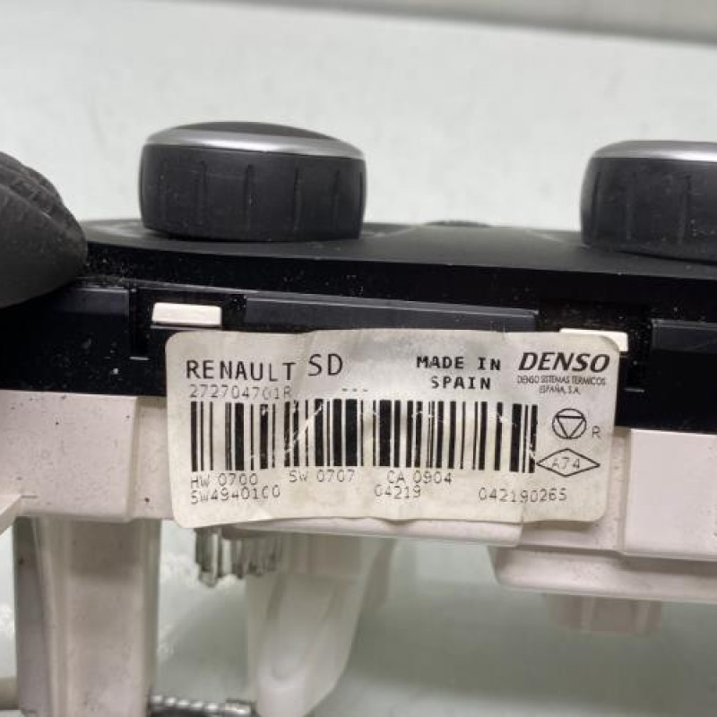 Commande chauffage RENAULT CLIO 4 Photo n°4