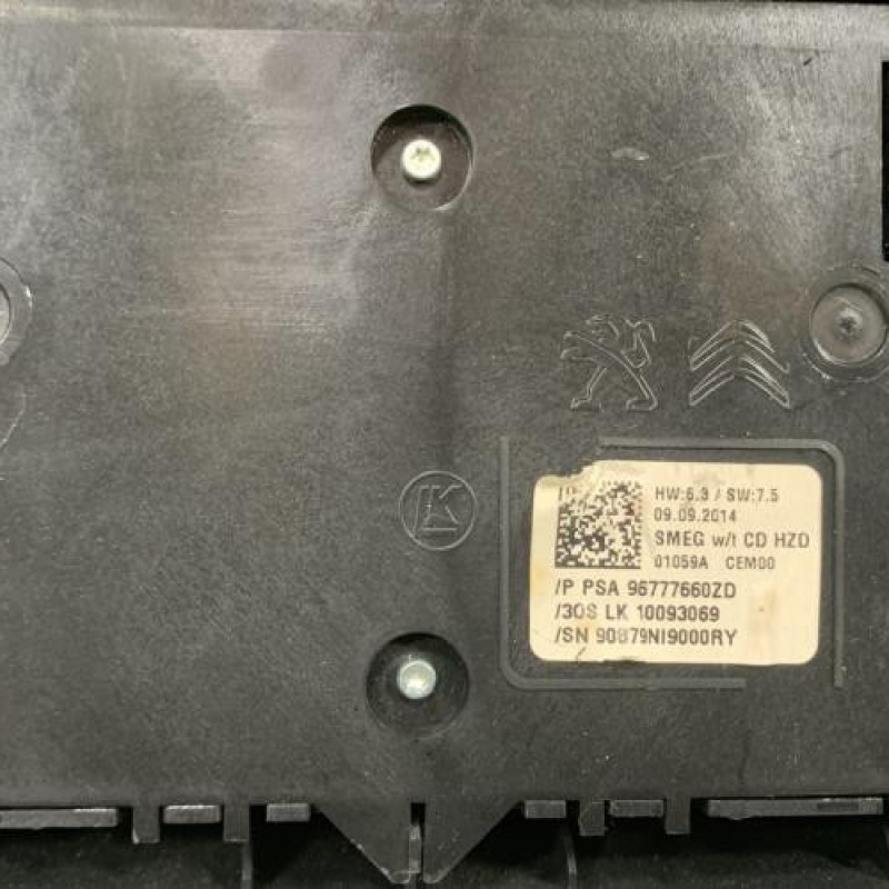 Commande chauffage PEUGEOT 308 2 Photo n°4