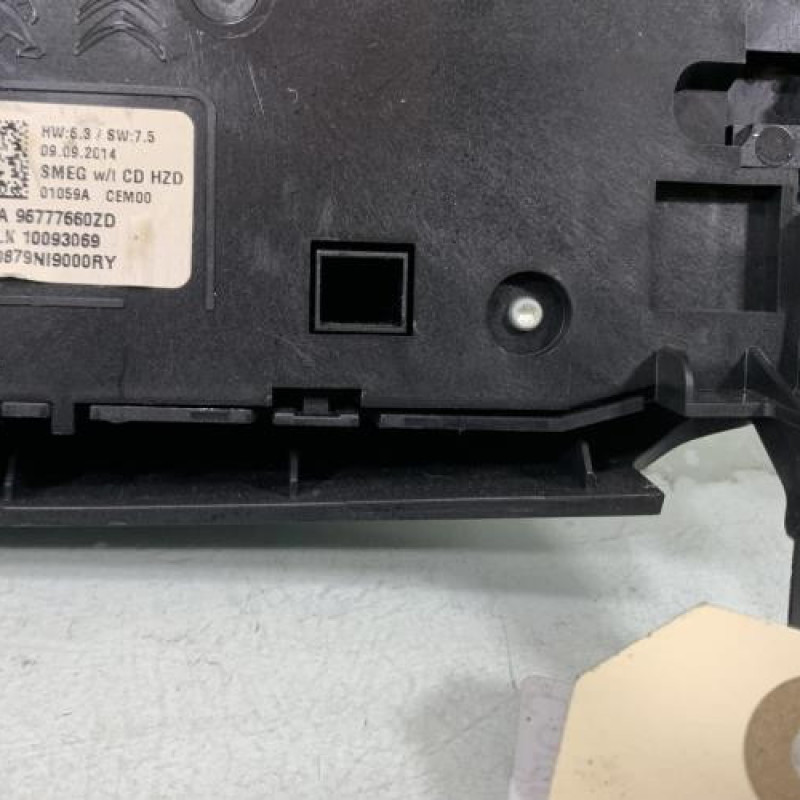 Commande chauffage PEUGEOT 308 2 Photo n°5