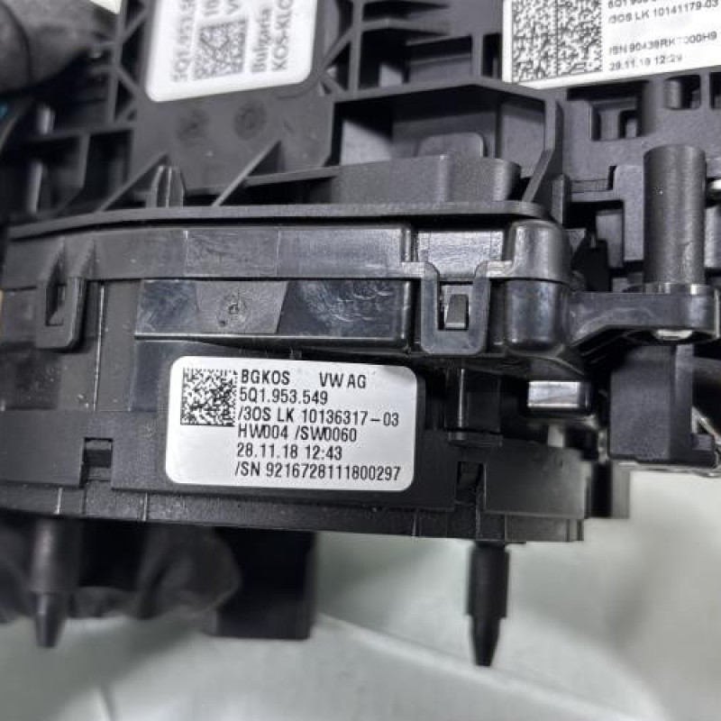 Com (Bloc Contacteur Tournant+Commodo Essuie Glace+Commodo Phare) VOLKSWAGEN TOURAN 3 Photo n°7