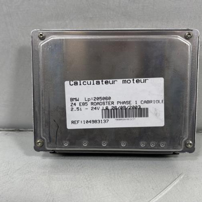 Calculateur moteur BMW Z4 E85 Photo n°4