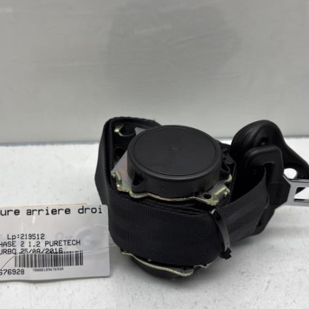 Ceinture arriere droit PEUGEOT 208 1 Photo n°1