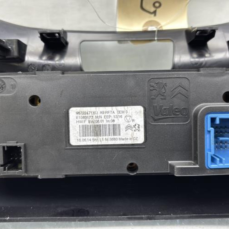 Commande chauffage PEUGEOT 208 1 Photo n°6