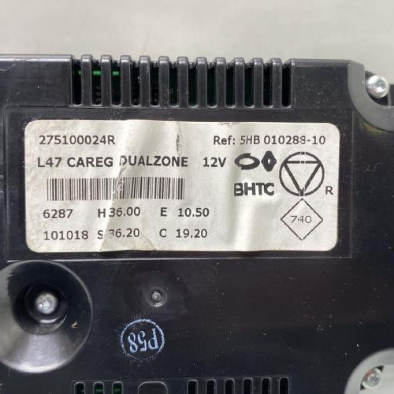 Commande chauffage RENAULT LATITUDE Photo n°4