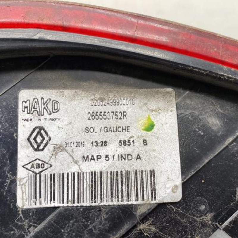 Feu arriere principal gauche (feux) RENAULT CLIO 4 Photo n°5