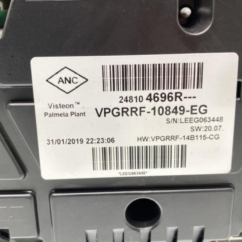 Compteur RENAULT CLIO 4 Photo n°3