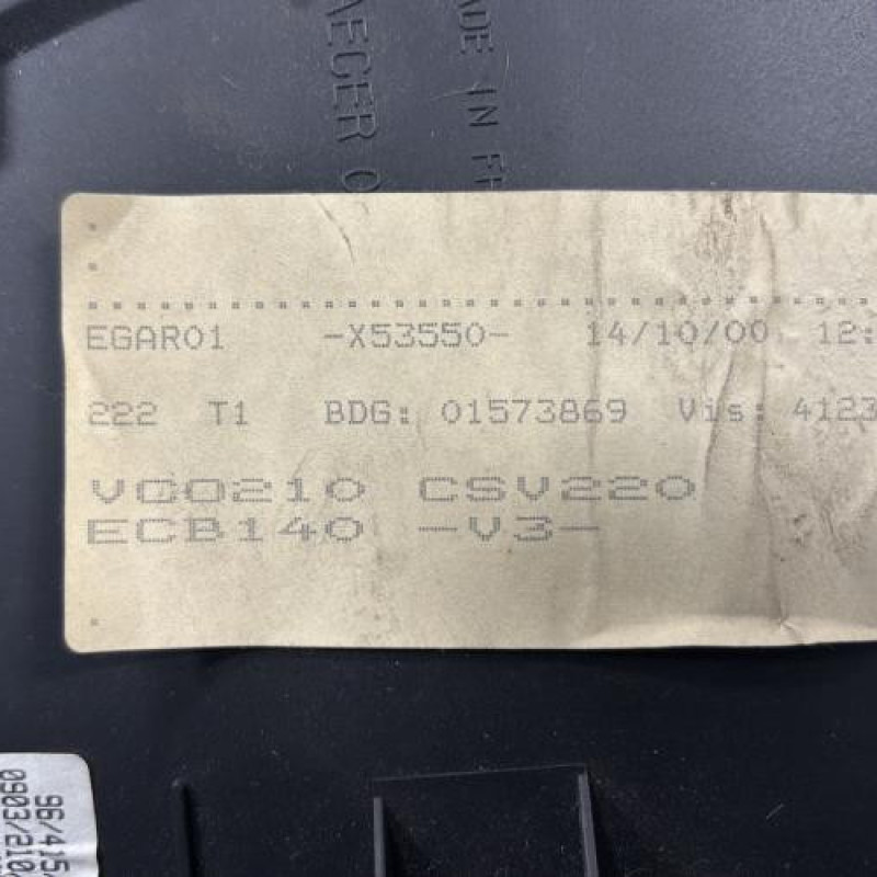 Compteur PEUGEOT 206 Photo n°8