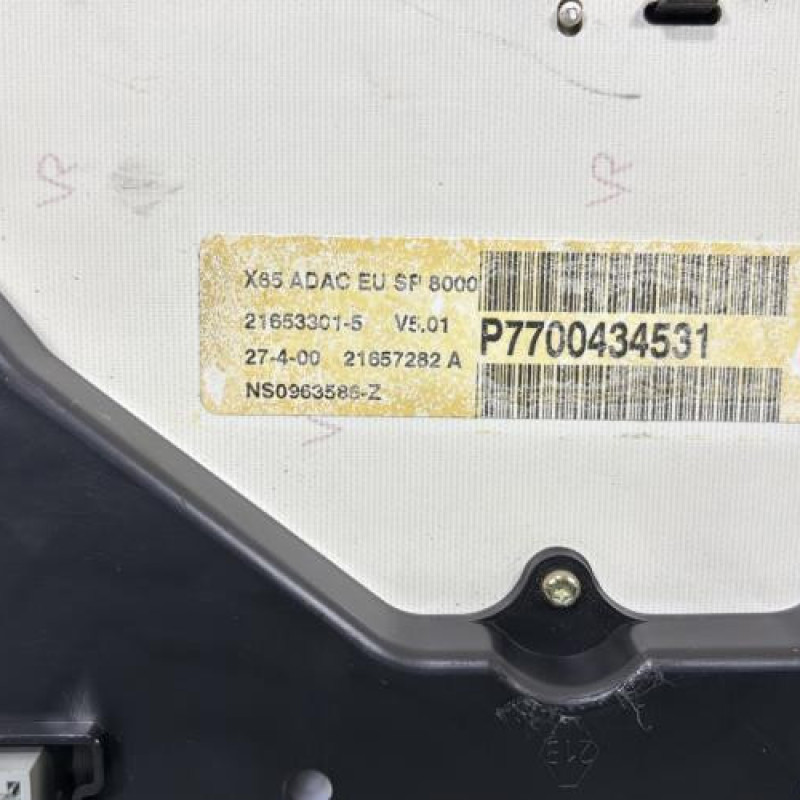 Compteur RENAULT CLIO 2 Photo n°5