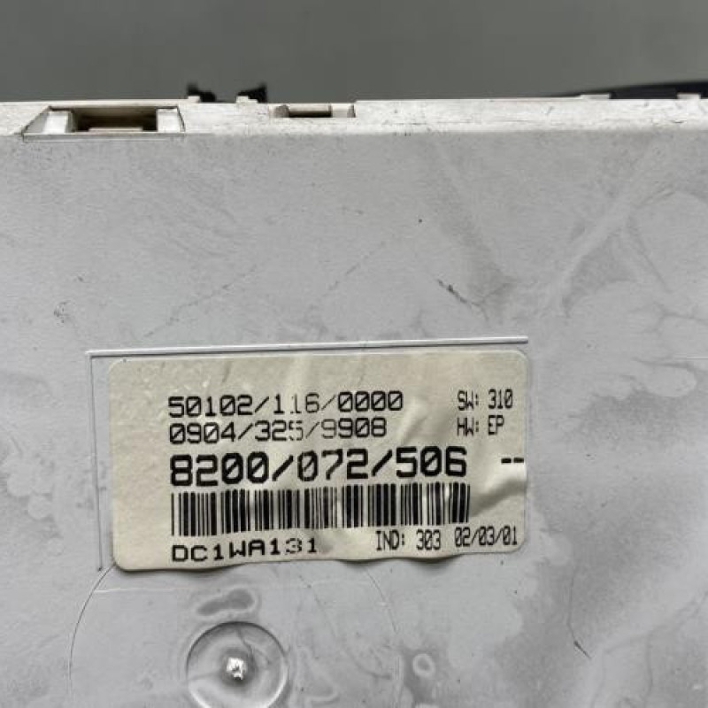 Compteur RENAULT CLIO 2 Photo n°5