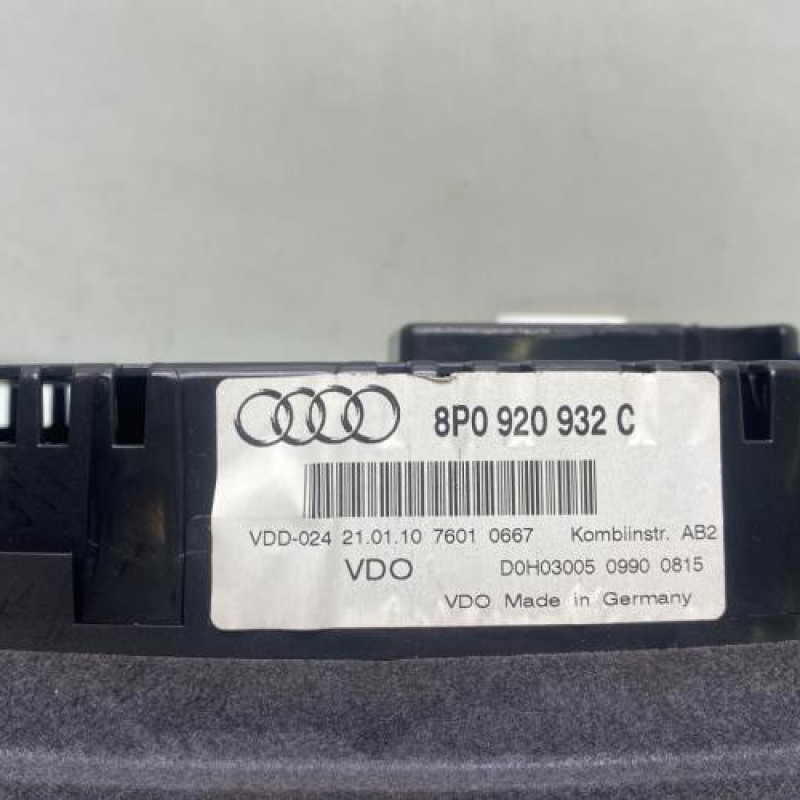Compteur AUDI A3 2 Photo n°2