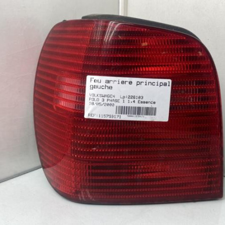 Feu arriere principal gauche (feux) VOLKSWAGEN POLO 3 Photo n°1