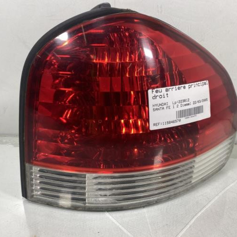 Feu arriere principal droit (feux) HYUNDAI SANTA FE 1 Photo n°1