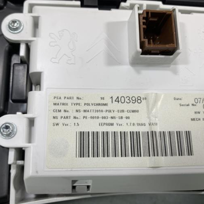 Compteur PEUGEOT 508 1 SW Photo n°3