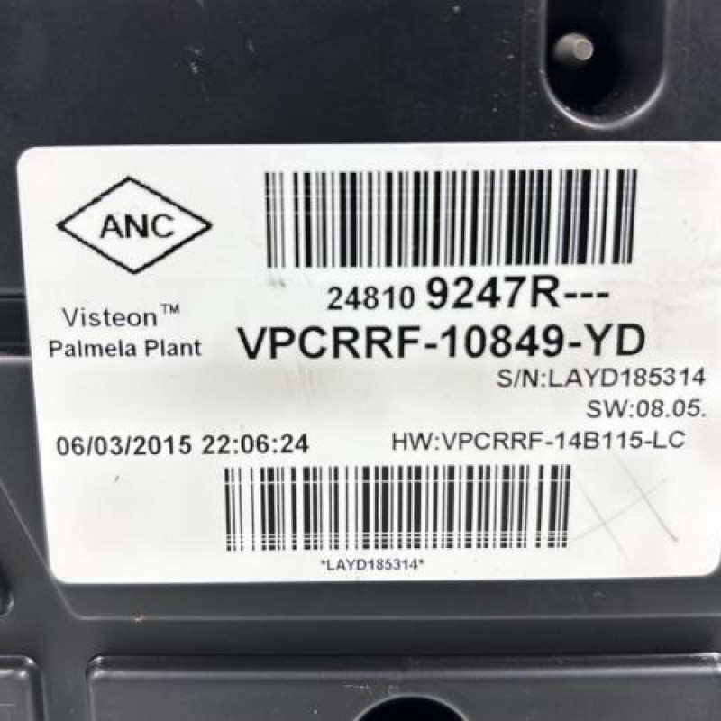 Compteur RENAULT CLIO 4 Photo n°4