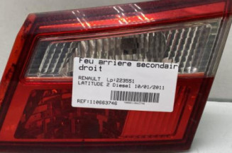 Feu arriere secondaire droit (feux) RENAULT LATITUDE Photo n°1