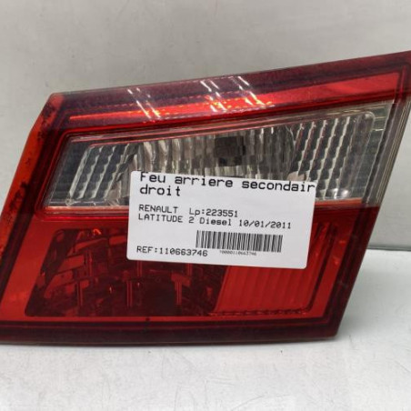 Feu arriere secondaire droit (feux) RENAULT LATITUDE Photo n°1