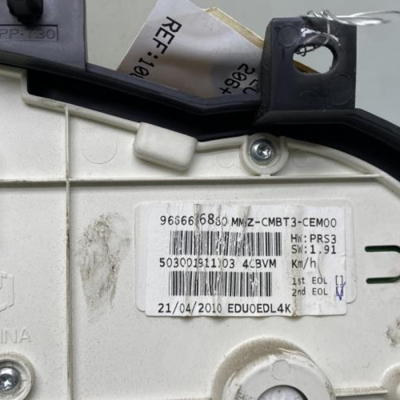 Compteur PEUGEOT 206+ Photo n°4