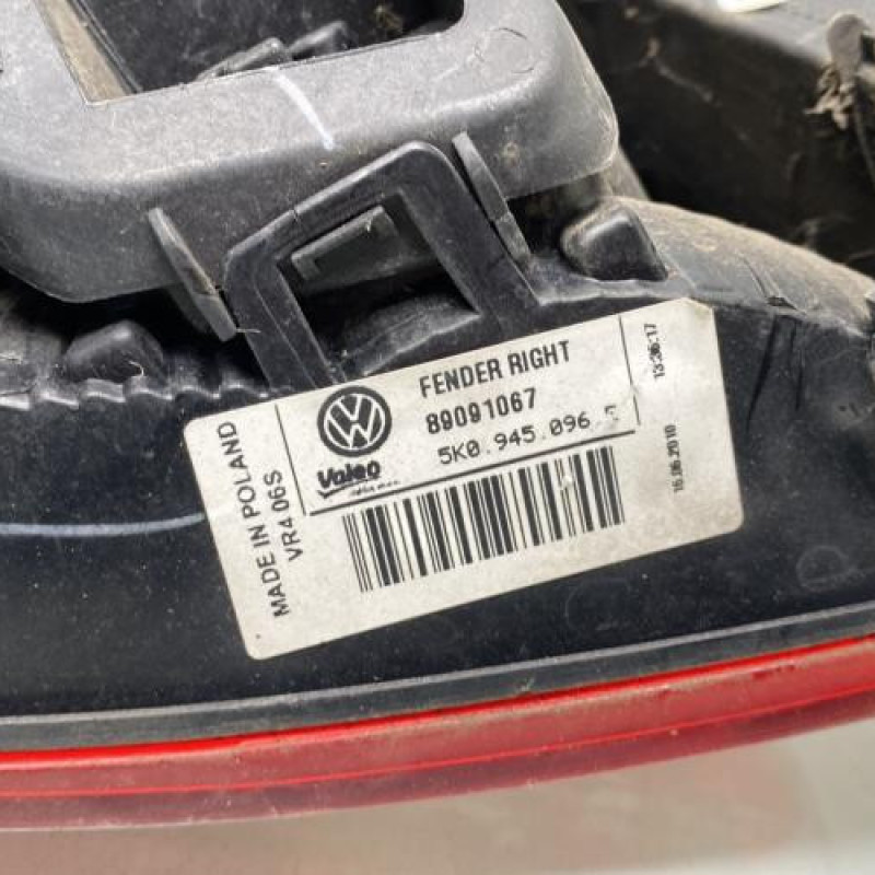 Feu arriere principal droit (feux) VOLKSWAGEN GOLF 6 Photo n°4