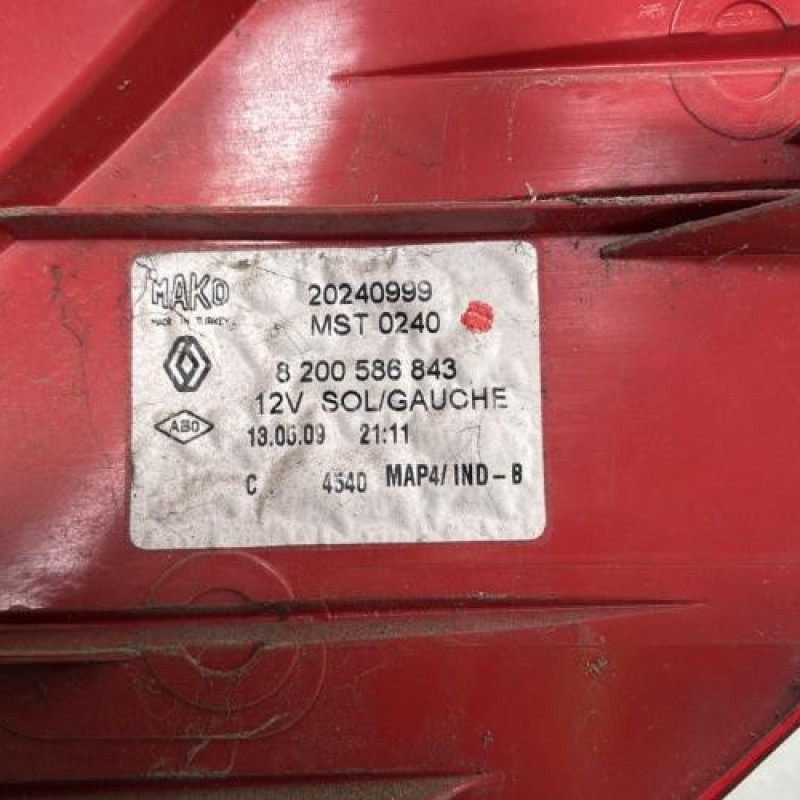 Feu arriere principal gauche (feux) RENAULT CLIO 3 Photo n°3