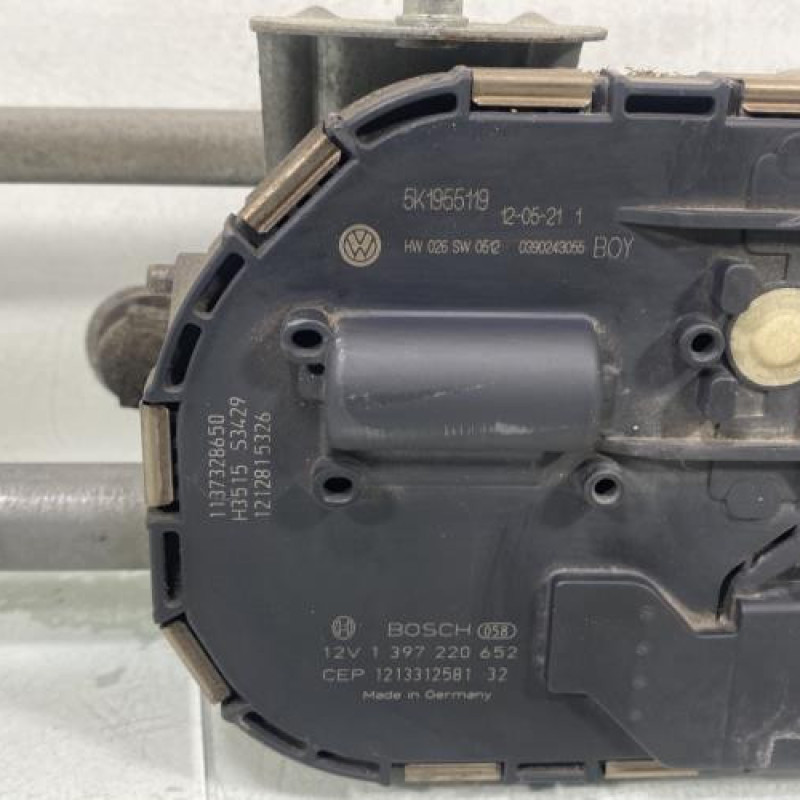 Moteur essuie glace avant VOLKSWAGEN GOLF 6 Photo n°2