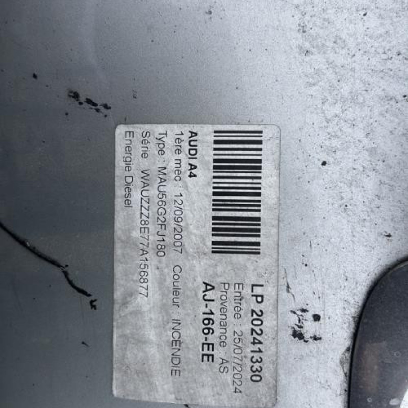 Feu arriere secondaire gauche (feux) AUDI A4 2 Photo n°20