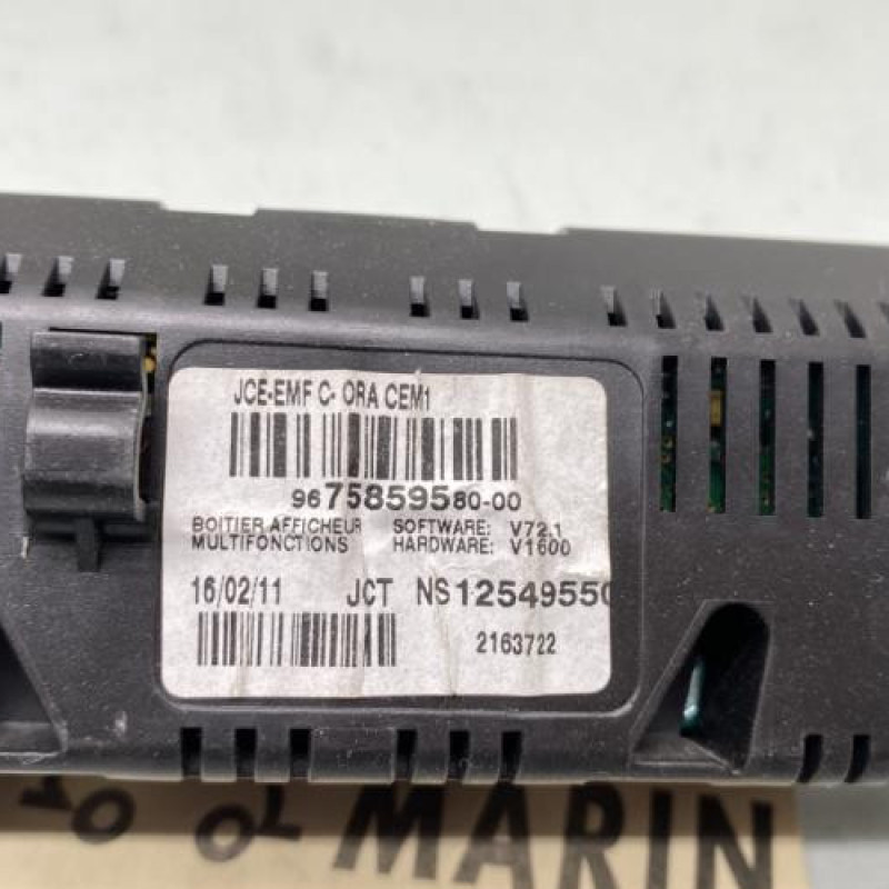 Afficheur PEUGEOT 207 Photo n°3