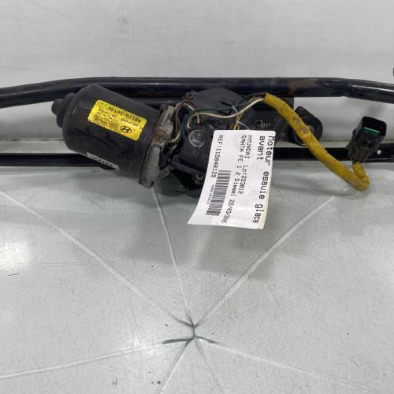 Moteur essuie glace avant HYUNDAI SANTA FE 1 Photo n°2