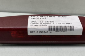 Feu arriere stop central OPEL CORSA D Photo n°1
