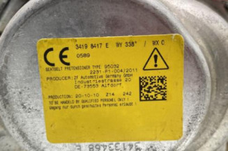 Pretensionneur de ceinture arriere gauche PEUGEOT 5008 2