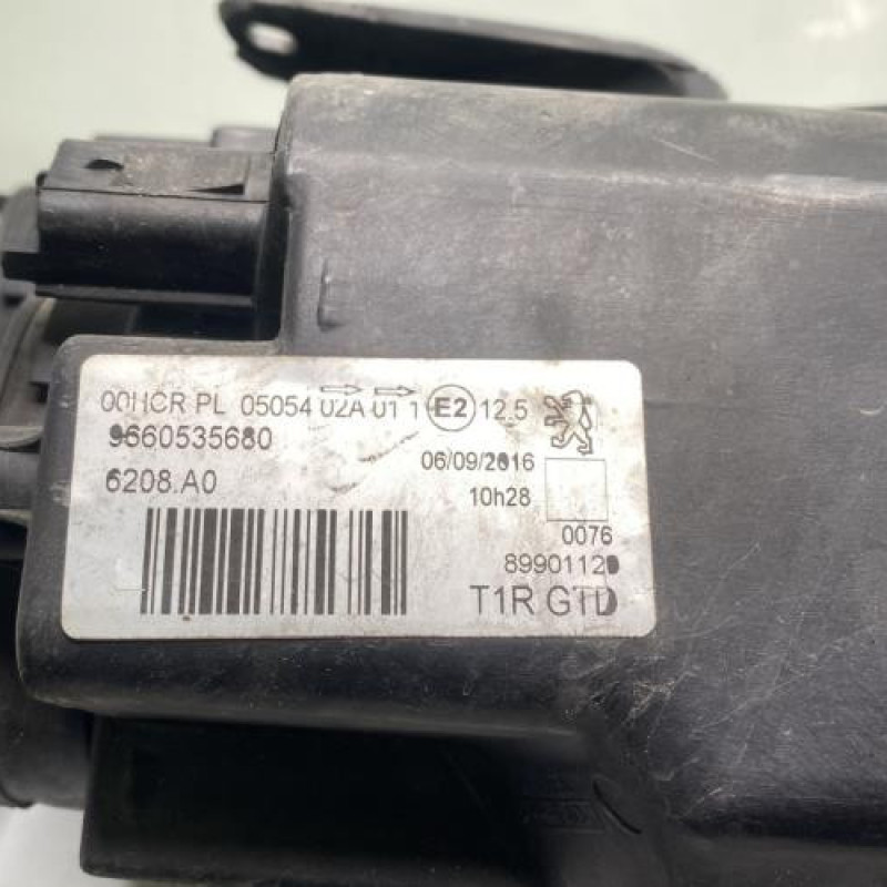 Optique avant principal gauche (feux)(phare) PEUGEOT 206 Photo n°7