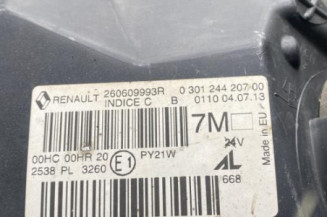Optique avant principal gauche (feux)(phare) RENAULT MEGANE 3