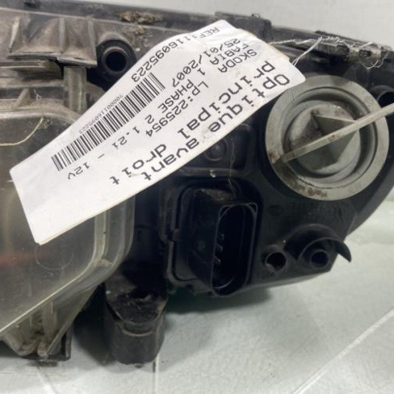 Optique avant principal droit (feux)(phare) SKODA FABIA 1 Photo n°5