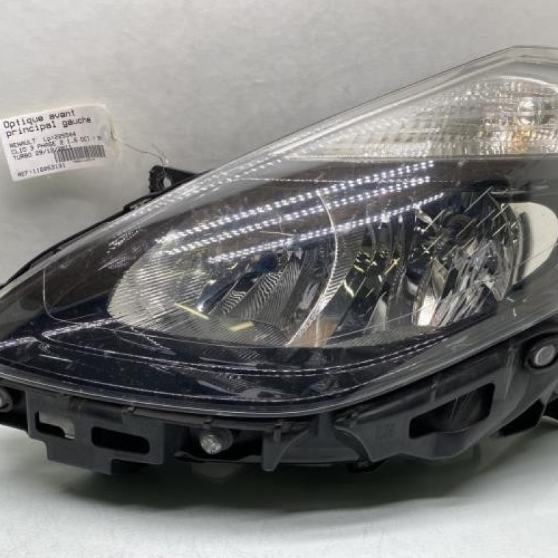 Optique avant principal gauche (feux)(phare) RENAULT CLIO 3 Photo n°1