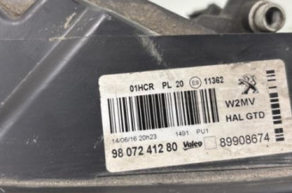 Optique avant principal gauche (feux)(phare) PEUGEOT 508 1 SW