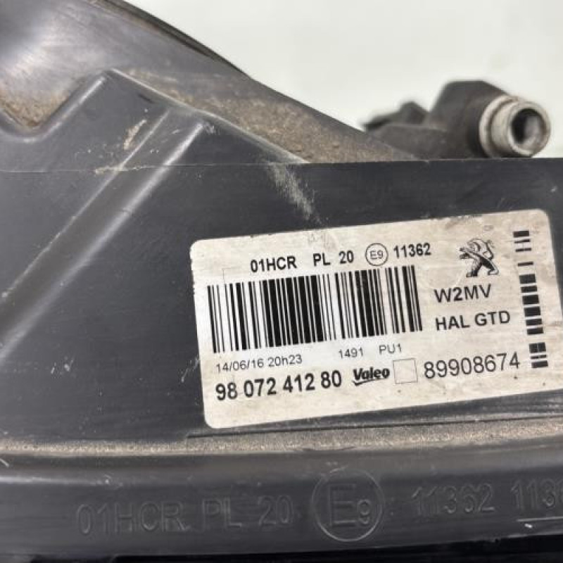 Optique avant principal gauche (feux)(phare) PEUGEOT 508 1 SW Photo n°7