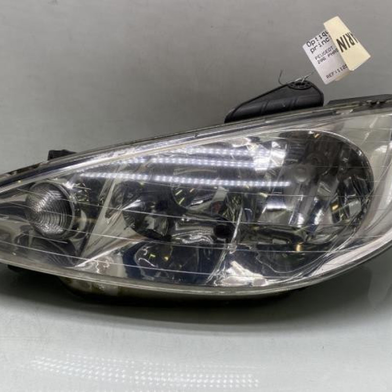 Optique avant principal gauche (feux)(phare) PEUGEOT 206 Photo n°1