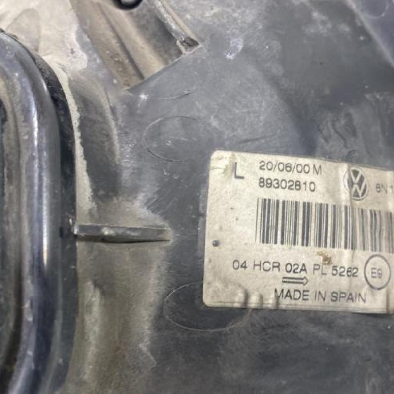 Optique avant principal gauche (feux)(phare) VOLKSWAGEN POLO 3 Photo n°7