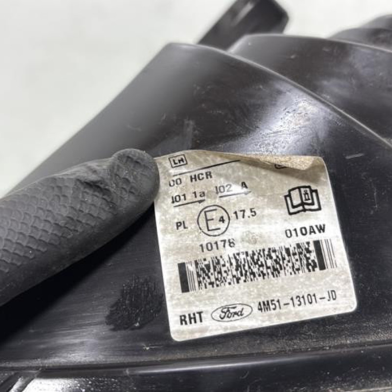 Optique avant principal gauche (feux)(phare) FORD FOCUS 2 Photo n°4