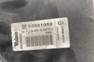 Optique avant principal gauche (feux)(phare) OPEL MERIVA A