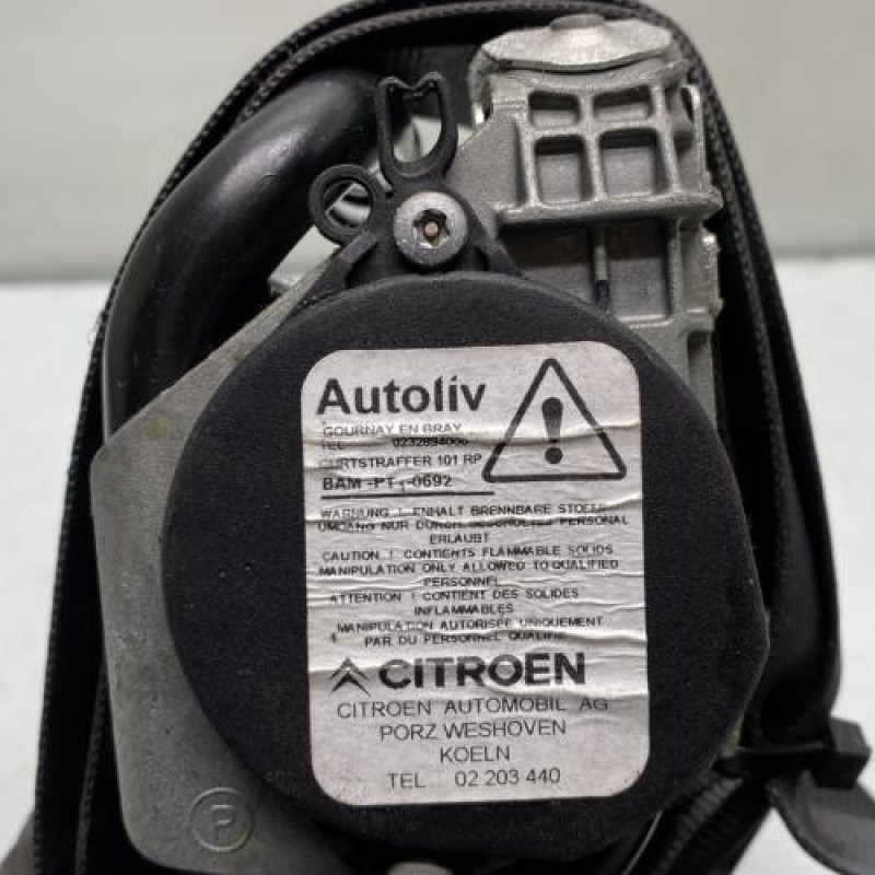 Pretensionneur de ceinture avant droit CITROEN DS5 Photo n°6